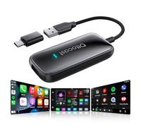 OTTOCAST Play2Video Ultra 2026 Wireless CarPlay Android Auto Adapter | AI Box Netflix YouTube App Hub, Bluetooth 5.4, FOTA Online Update, Supports Factory Wired CarPlay