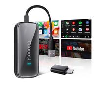 OTTOCAST Play2Video Ultra, 2026 Wireless CarPlay & Android Auto Adapter with Built-in Netflix/YouTube/IPTV/Prime Video, Android 12.0 Smart Car Entertainment AI Box for OEM Wired CarPlay Vehicles
