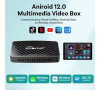 Ottocast Wireless CarPlay AIbox Android Adapter 5G DUAL-WIFI w/Netflix YouTube