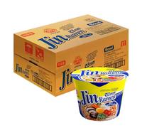 Ottogi Jin Ramen | Mild Flavour Bowl | Korean Instant Ramyun Bowl Noodle 110g | Instant Snack | Quick To Make Noodles | 12 Bowls