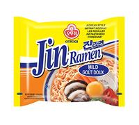OTTOGI Jin Ramen MILD - Korean Instant Noodle, Best Tasting Soup and noodles, Traditional Instant ramen noodles 4.23oz x 8 Pack