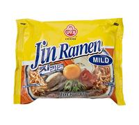 Ottogi Jin Ramen Noodle Mild Hot Spicy (Pack of 5)