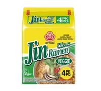 Ottogi Jin Ramen (Veggie) Multi Pack Of 4 440g