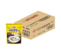 Ottogi Sagol Gomtang Beef Bone Broth Soup - 500g × 18 Packs - Korean Traditional Slow-Simmered Bone Stock, Ready-to-Serve