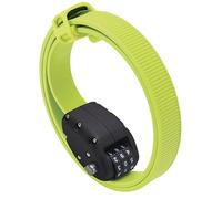 OTTOLOCK Steel & Kevlar Combination Bike Lock | Different Lengths Lightweight, Compact, Durable Design | Ideal for Cycling & Outdoor Gear Flash Green 76cm