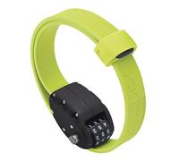 OTTOLOCK Steel & Kevlar Combination Bike Lock | Different Lengths Lightweight, Compact, Durable Design | Ideal for Cycling & Outdoor Gear Flash Green 46cm