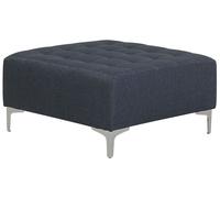 Beliani Ottoman Aberdeen Fabric Dark Grey