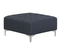 Ottoman ABERDEEN Fabric Dark Grey