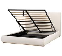 Ottoman Bed Fabric CAMPAGNE 160 x 200 cm (EU King Size) Light Beige