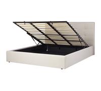 Ottoman Bed Fabric LORIENT 180 x 200 cm (EU Super King) Beige