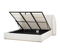 Ottoman Bed Fabric MONESTIER 180 x 200 cm (EU Super King) Off-White