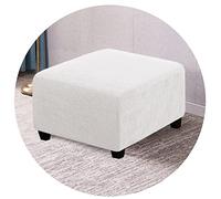 Ottoman Cover 19x19/40 x 40 Furniture Protector Folding Storage Foot Stool Slipcover Form Fit with Elastic Bottom (#3 13-17in/33-45cm)