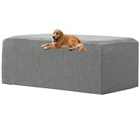 Ottoman Covers Slipcover Rectangle Square Extra Large Stretch Protector For Footrest Foot Stool Furniture Sofa Footstool Protectors Covers Comfortable With Elastic Bottom ( Color : #2 , Size : Ottoman