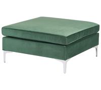 Beliani Modern Ottoman Evja Velvet Green