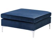 Ottoman EVJA Velvet Navy Blue
