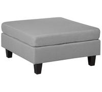 Ottoman FEVIK Fabric Light Grey