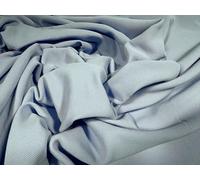 Ottoman fine pin Rib Stretch Double Jersey Fabric, per metre - Plain - Baby Blue
