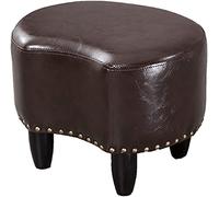 Ottoman Footstool for Living Room & Bedroom Solid Wood Footrest with High Load Capacity Versatile Changing Shoe Seat 40cm x 32cm x 30cm Ideal for Porch & Home Decor