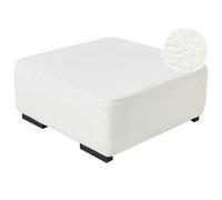 Ottoman LUNGO Boucle White
