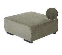 Ottoman LUNGO Corduroy Green