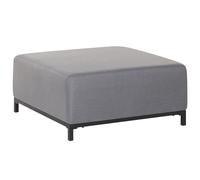 Beliani Ottoman ROVIGO Fabric Grey (248066), Grey