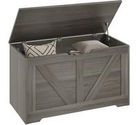 Ottoman Storage Box Large Chest Trunk Coffee Table Wooden Bench Blankets Toys