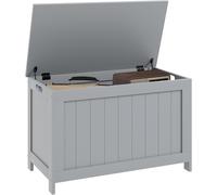 Ottoman Storage Box Toy Blanket Chest Bedroom Bench Footstool Coffee Table Grey