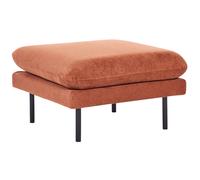 Beliani Ottoman VINTERBRO Chenille Golden Brown, Brown