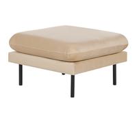 Beliani Ottoman Vinterbro Velvet Beige