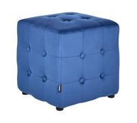 Pouffe WISCONSIN Velvet Blue