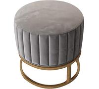 Ottomans Foot Upholstered Stool Simple and Stylish Living Room Foot Stool, Comfortable Shoe Changing Stool Next to The Bedroom Bed, Home Sofa Low Stool Ottoman (Colour: Green, Size: 40 x 40