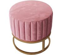 Ottomans Foot Upholstered Stool Simple and Stylish Living Room Foot Stool, Comfortable Shoe Changing Stool Next to The Bedroom Bed, Home Sofa Low Stool Ottoman (Colour: Green, Size: 40 x 40