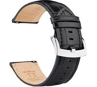 OTTOODY Alligator Grain Leather Watch Straps, Quick Release Top Grain Leather Straps for Men Women - Choice of Color & Width 18mm 20mm 21mm or 22mm, Elegant Bands for Watch & Smartwatch