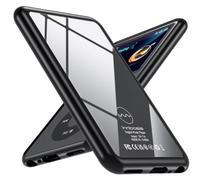 Ottpluscase Designed for innioasis Y1 MP3 Player Case, Shockproof TPU Bumper Transparent Back Anti-Scratch Slim Cover Protective Children Teenagers Case for Y1 MP3 Player, Black