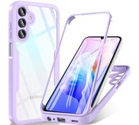 ottpluscase for Samsung A15 Phone Case,[Samsung A15 5G/4G Case Built-in Screen Protector],360 Full Body Shockproof Military Grade Drop Protection Double-Sided Bumper Slim Phone Case Cover, Purple