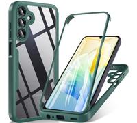 ottpluscase Samsung Galaxy A15 Phone Case,[Samsung A15 5G/4G Case Built-in Screen Protector] 360 Full Body Shockproof Military Grade Drop Protection Double-Sided Bumper Slim Phone Case Cover- Green