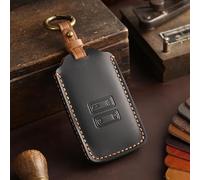 OTTSAN Car Key Cover for Renault 5 E-Tech 2024, Car Key Case Protection Key Fob Case Cover Smart Key Case Shell Key Holder Leather Keychain Accessories,A-3