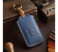 OTTSAN Car Key Cover for Renault 5 E-Tech 2024, Car Key Case Protection Key Fob Case Cover Smart Key Case Shell Key Holder Leather Keychain Accessories,A-2