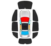 OTTSAN Car Side Window Sunshades for MG HS 2018-2024, Car Window Sun Shade Net UV Sun Protection Removable Car Privacy Curtains Car Accessories,Full set 8pcs