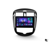 Ottspu Car Stereo Radio with Car-Play Android Auto for Nissan Pulsar 6 NB17 2014-2018 9'' Android 12 Touch Screen Bluetooth Car Radio with GPS Navigation FM Wifi Backup Camera And Cooling Fan,M100CP