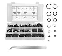OTTYMO 430Pcs O-Rings Gasket Kit 13 Sizes Rubber Washers Seals Assortment Set Black
