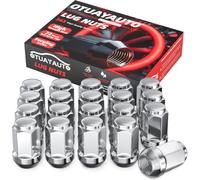 OTUAYAUTO 1/2-20 Lug Nuts - 20PCS Chrome Closed End Bulge Acorn, 19mm Hex