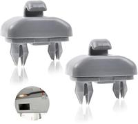 OTUAYAUTO 2PCS Inner Sun Visor Clips, Upgraded Car Interior Sunscreen Holder Hook - Compatible with Audi A1 A3 A4 A5 Q3 Q5 S3 S4 S5 TT, OEM: 8U0857562A