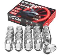OTUAYAUTO M12x1.5 Lug Nuts - Replacement for Chevy Ford Honda Acura | Replacement for Ford Fusion Focus Escape Chevy Equinox Trax Malibu Cruze, Honda Accord Civic, Dodge Journey, 20PCS Chrome
