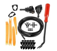 OTUAYAUTO Windshield Washer Nozzle Hose Kit Replacement for Chrysler Dodge Ram Jeep 5M Washer Fluid Hose 26 Pcs Set, Connect Car Water Pump and Nozzles Suitable for Most Car Windshield Fluid Tubing