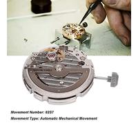 Otufan Automatic Mechanical Movement,82S7 Skeleton Automatic Mechanical 24 Hour High Accuracy 21 Jewels Clockwise Winding Watch Movement Modified Replacement Parts Movt