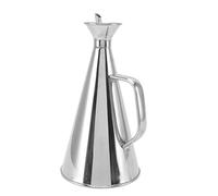 Otufan Oil Dispenser Bottle,304 Stainless Steel Vinegar Oil Cruet with Spout and Handle Kitchen Oil Storage Tank for Home Restaurant(250ml)