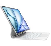 Otuoor Keyboard Case for iPad Air 11 inch (2024 M2) & iPad Pro 11 inch (4th/3rd/2nd/1st Gen),Magic Keyboard for iPad Air 5th/4th Gen with 7 Colors Backlight,Multi-Touch Trackpad,Auto Sleep/Wake(White)