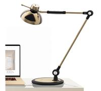 OTUS Desk Lamp LED Dimmable with Gesture Control Retro Desk Lamp 3 Colour Modes, 12 Brightness Levels & Metal Flex Arm LED Table Lamp & Work Light for Office Home Reading - Brass