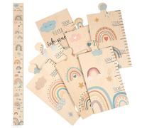 Otuuz Wooden Height Chart 50-180 cm Rainbow | Decoration for children's room, christening gifts, gift for a birth, hurray, I grow, rainbow